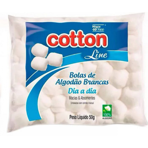 Algodão Cotonballs - Pacote 50g